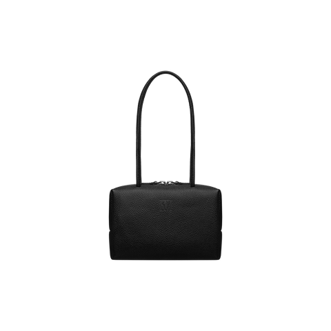 'Const' Compact Leather Pouch Bag