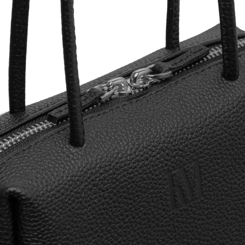 'Const' Compact Leather Pouch Bag