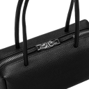 'Const' Compact Leather Pouch Bag