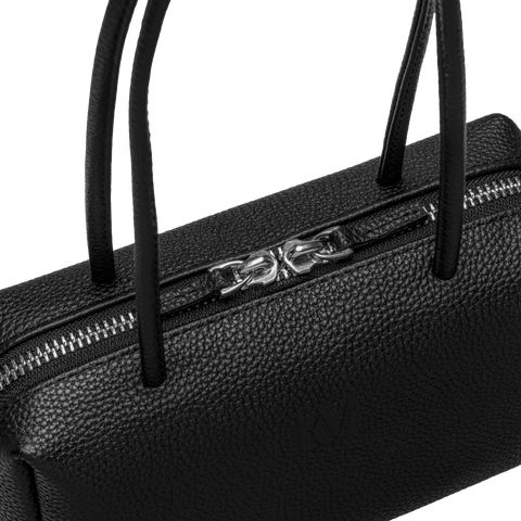 'Const' Compact Leather Pouch Bag