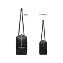 'Const' Compact Leather Pouch Bag