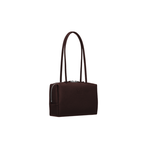 'Const' Compact Leather Pouch Bag