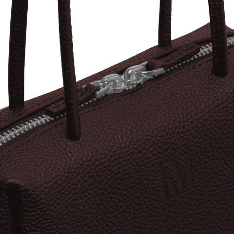 'Const' Compact Leather Pouch Bag