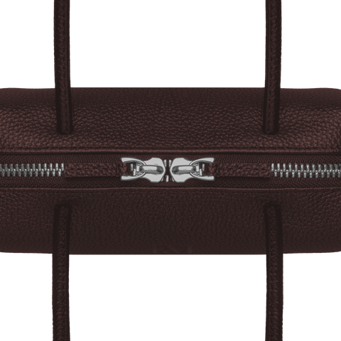'Const' Compact Leather Pouch Bag