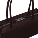 'Const' Compact Leather Pouch Bag