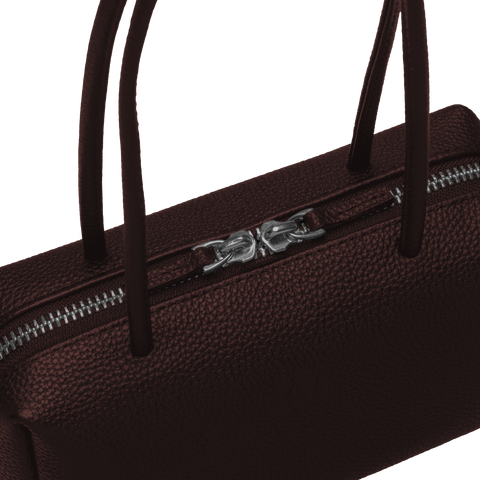 'Const' Compact Leather Pouch Bag