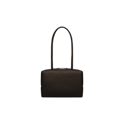 'Const' Compact Leather Pouch Bag
