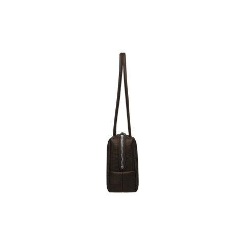'Const' Compact Leather Pouch Bag
