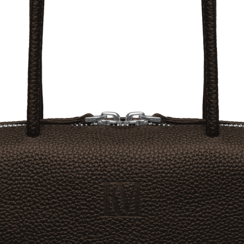 'Const' Compact Leather Pouch Bag