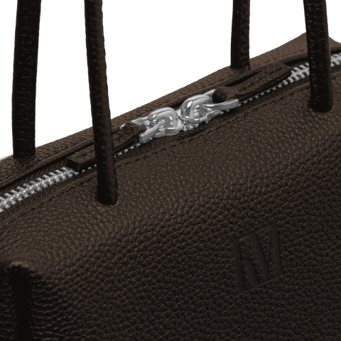 'Const' Compact Leather Pouch Bag