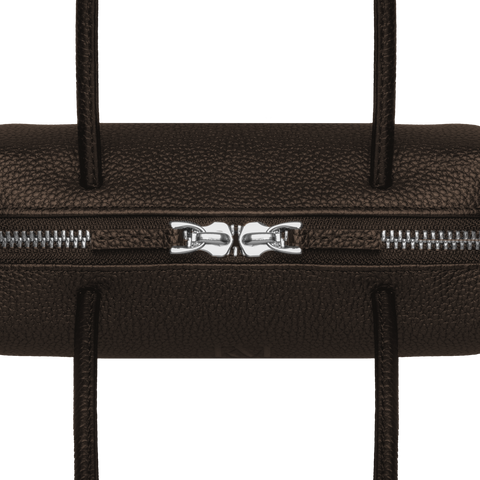 'Const' Compact Leather Pouch Bag