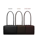 'Const' Compact Leather Pouch Bag