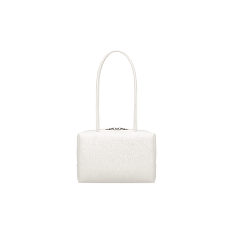 'Const' Compact Leather Pouch Bag