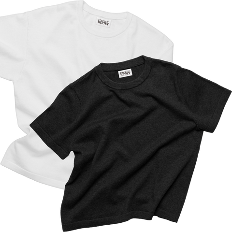 'Knit Tee' Knit Tops