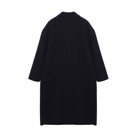 'Rever' Wool Long Rever Coat